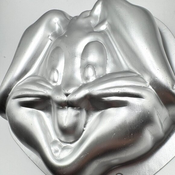 Set Of 6 Looney Tunes Bugs Bunny Vtg Wilton Bugs Cake Pan 5" Baking 2105-1134 - Picture 6 of 7